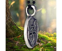 Celtic Wolf Pewter Pendant Necklace By Celtic Knotworks