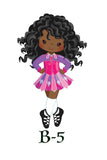 Personalized Irish Dance Water Bottle or Tumbler- Illustrated Girls - You choose image and name