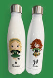 Personalized Irish Dance Water Bottle or Tumbler- Illustrated Girls - You choose image and name