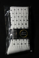 Clear Rhinestone Bling - Kathleen's Sassy Socks - Championship Length Reel Champ Poodle Socks for Irish Dance