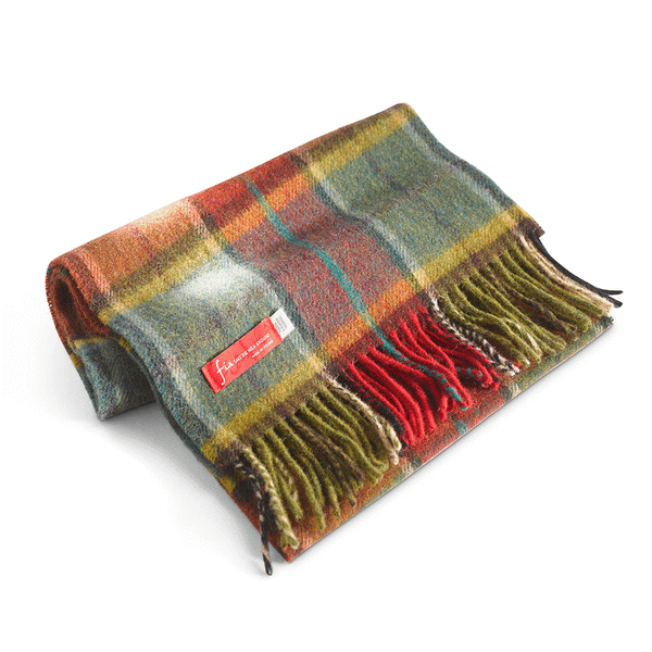 Fía Irish Lambs Wool Scarf - Ash