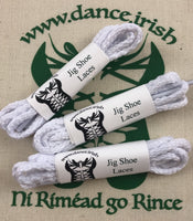 Hard Shoe Laces - White